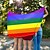 billige Hageflagg, Banner-Juni Pride Måned LGBTQ LGBT Pride Flagg Regnbue Utendørs Innendørs med Øyehull Hus Hage Dekorasjoner Høytidsbanner Skilt Glad Pride
