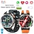 abordables Relojes inteligentes-696 HT30 Reloj inteligente 1.7 pulgada Smartwatch Reloj elegante Bluetooth Podómetro Recordatorio de Llamadas Seguimiento del Sueño Compatible con Android iOS Hombre Llamadas con Manos Libres