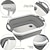 baratos Arrumação e Organização-1pc dobrável multifuncional cozinha prato cuba 1pc pe dobrável placa de preparação - 2.11gal multifuncional dobrável cozinha prato cuba para acampamento piquenique churrasco preparação de alimentos -