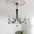 tanie Design świeczkowy-3 światła 6 świateł 30 cm Wisiorek Lantern Desgin Żyrandol Metal Malowane wykończenia LED 110-120V 220-240V