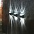 cheap Outdoor Wall Lights-4 Pcs LED Solar Outdoor Wall Lights Fence Light Up and Down Lighting Wall Lamp Outdoor Waterproof Garden Courtyard Landscape Atmosphere Decorative Lights