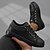 cheap Casual Sneakers-Men's Red Leather Sneakers with Sleek Design - Bold Casual Streetwear for Everyday Comfort
