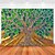 abordables Tapisserie de l&#039;Arbre de Vie-Tapisserie suspendue Arbre de Vie Art mural Grande Tapisserie Décor mural Photographie Arrière-plan Couverture Rideau Décoration maison Chambre de lit Salon Style vitrail