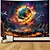 billige Planet Tapestry-Planet Univers Hængende Tapet Væg Kunst Stor Tapestry Mural Dekor Fotograf Baggrund Plaid Gardin Hjem Soveværelse Stue Dekoration
