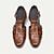 abordables Sandalias de piel premium-Sandalias de pescador de cuero para hombre: sandalias de verano transpirables con punta cerrada para uso informal y al aire libre
