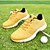 preiswerte Herren Golfschuhe-Herren Sneaker Golfschuhe Mikrofaser Wasserdicht Bequem Rutschfest Schnürung Schwarz / weiss Gelb Blau