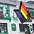 billige Hageflagg, Banner-Juni Pride Måned LGBTQ LGBT Pride Flagg Regnbue Utendørs Innendørs med Øyehull Hus Hage Dekorasjoner Høytidsbanner Skilt Glad Pride