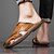 abordables Sandalias casuales-Sandalias de exterior de piel sintética para hombre con suela resistente y diseño transpirable: calzado cómodo para senderismo y uso informal.