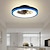 abordables Luces de techo regulables-2-luz 50 cm Regulable Ventilador de techo Metal Acrílico Moderno Estilo nórdico 220-240V