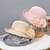 billige Festhatter-Hatter Organza Solhatt Ferie Te-selskap Hesteveddeløp Cocktail Elegant Vintage Søt Med Blomsterhodepryd Hodeplagg