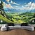 preiswerte Landschaftsteppich-Landschaft Bergfluss Wandteppich Wandkunst Großer Wandteppich Mural Dekor Foto Hintergrund Decke Vorhang Wohnraum Schlafzimmer Wohnzimmer Dekoration