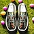 billige Sneakers til kvinder-slip-on sneakers med påskeharetryk – letvægts åndbare vandresko til kvinder, sødt feriefodtøj