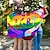 billige Hageflagg, Banner-Juni Pride Måned LGBTQ LGBT Pride Flagg Regnbue Utendørs Innendørs med Øyehull Hus Hage Dekorasjoner Høytidsbanner Skilt Glad Pride
