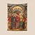 billige Middelalderlig væv-Middelalder Tapestry Middelalder Tapestry Byzantinsk Kunst Stor Tapestry Murmaleri Dekor Fotograf Baggrund Hjem Soveværelse Stue Madonna of Humility The Blessing Christ To Engel og en Donor