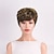 voordelige Synthetische trendy pruiken-Synthetische pruiken Golvend Krullend weefsel Middelste stuk Asymmetrisch kapsel Machinegemaakt Pruik 25.4 cm A1 Synthetisch haar Dames Klassiek Comfortabel Kleurgradatie Meerkleurig