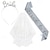 abordables Decoraciones de bodas-Conjunto de 3 piezas para despedida de soltera: diadema, velo de novia con correa para el hombro, accesorios para despedida de soltera