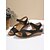 economico Sandali Comodi-sandali aperti con velcro per donna - sandali con zeppa comodi e casual estivi per camminare e viaggiare