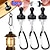 abordables Outillage à main-Lot de 4 crochets magnétiques solides pour camping en plein air, mousquetons pour auvent de tente, boucle d'alpinisme, cintre magnétique, crochet pour lumière de camping, accessoires