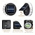 baratos Candeeiros Luzes de Exterior-4 peças de luzes de parede solares LED para exterior, design reversível em forma de pétala com 12 contas, perfeito para cerca de jardim, caminho, degraus, escadas e efeito de estrela brilhante