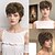 voordelige Synthetische trendy pruiken-Synthetische pruiken Golvend Krullend weefsel Middelste stuk Asymmetrisch kapsel Machinegemaakt Pruik 25.4 cm A1 Synthetisch haar Dames Klassiek Comfortabel Kleurgradatie Meerkleurig