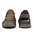 billige Utendørs sandaler-beige slip-on sandaler for menn med perforert design og polstret såle for uformelle gåturer og strandklær