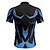 abordables Maillots pour hommes-Homme Maillot de cyclisme Géométrique Manche Courte Cyclisme T-shirt Maillot avec 3 poches arrière VTT Vélo tout terrain Séchage Rapide Design Anatomique Évacuation de l'Humidité Respirant Des sports