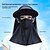 abordables chauffage et refroidissement-Masque de protection solaire pour femme, protection UV intégrale du visage et du cou en soie glacée &amp;couvre-chef, masque de cyclisme respirant avec tour de cou &amp;bouclier frontal