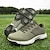 preiswerte Herren Golfschuhe-Herren Sneaker Golfschuhe Mikrofaser Wasserdicht Bequem Rutschfest Schnürung Schwarz / weiss Gelb Blau