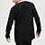 baratos Tops e Conjuntos-Dança Latina Blusa Cor Pura Homens Espetáculo Roupa Diária Manga Longa Tencel