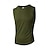 preiswerte Fitness Tank-Tops-Herren Tank Top Weste Unterhemd Ärmelloses Shirt Ärmellos Rundhalsausschnitt Sommer Einfach Mode Designer Basic Urlaub Straße Ausgehen Blau Marineblau Top T-Shirt für Herren