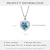 preiswerte Geschenke-Personalisierte Herz-Halskette Individuelles Bestes Geschenk für Mama – 925 Silber Geburtsstein-Pendant Perfektes Geschenk für Mama Großmutter Frau Freundin zum Muttertag Valentinstag Weihnachten
