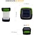 ieftine Luminări și lumini de camping-Luminile LED solare exterioare lămpi foldabile solare pentru camping lanternă lumini de mână LED portabilă și reîncărcabilă prin USB lampă impermeabilă pentru camping urgențe intreruperi de curent