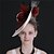 voordelige Bruiloft Zendspoel-Helm Veren Sinamay Bruiloft Avond Feest Elegant Bruiloft Met Veer Helm Hoofddeksels