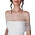abordables Velos de Boda-Chal de tul desmontable, 130 cm/51, mangas de tul nupcial blanco, encaje transparente, mangas abullonadas, vestido, capa transparente, accesorio para boda, disfraz, fiesta formal, graduación