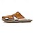 abordables Sandalias casuales-Sandalias de exterior de piel sintética para hombre con suela resistente y diseño transpirable: calzado cómodo para senderismo y uso informal.