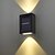 cheap Outdoor Wall Lights-4PCS LED Solar Outdoor Wall Lights Waterproof Up and Down Lighting 2LED Outdoor Waterproof Fence Light Suitable for Yard Garage Porch Garden Decoration