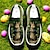 billige Sneakers til kvinder-slip-on sneakers med påskeharetryk – letvægts åndbare vandresko til kvinder, sødt feriefodtøj