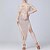 お買い得  練習用ドレス-ラテンダンス ドレス タッセル ピュアカラー スプライシング 女性用 性能 訓練 ノースリーブ ハイウエスト ポリエステル