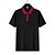preiswerte Klassisches Poloshirt für Herren-Herren Viertel-Reißverschluss-Poloshirt Golfshirt Täglich Ferien Viertelreißverschluss Kurzarm Mode Basic Farbblock Patchwork Sommer Frühling Normale Passform Hellblau Schwarz Weiß Wein Marineblau