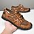abordables sandalias de exterior-Sandalias deportivas para hombre con malla de secado rápido y correas ajustables: ideales para senderismo, playa y uso diario.