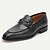 preiswerte Loafer aus hochwertigem Leder-braune Pennyloafer aus echtem Leder für Herren – klassische Slipper mit Krokodilmuster für Kentucky Derby und Business-Kleidung
