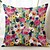 voordelige bloemen &amp; planten stijl-Schilderij Bloemen Decoratieve Toss Kussensloop 1PC Zachte Vierkante Bankkussen Case Kussenhoes voor Slaapkamer Woonkamer Sofa Stoel