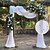 billige Vandtætte Gardiner-bryllup bue drapering stof chiffon stof draperi bryllup ceremoni reception swag dekorationer 70*550cm