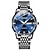 economico Orologi meccanici-OLEVS Orologio da Uomo Meccanico Moda Casual Orologio da Polso Automatico Autovettore Calendario Data Settimana Orologio in Acciaio