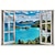 economico Arazzo della Spiaggia Oceanica-Tappeto appeso finestra oceano vista arte da parete grande murale decorativo fotografia sfondo coperta tenda decorazione per casa camera da letto soggiorno