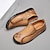 baratos Sapatilhas e Mocassins para Homem-mocassins masculinos de couro sintético genuíno bege – sapatos casuais de condução com costura feita à mão para atividades ao ar livre e viagens