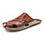 abordables Sandalias casuales-Sandalias de exterior de piel sintética para hombre con suela resistente y diseño transpirable: calzado cómodo para senderismo y uso informal.
