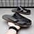 abordables Sandalias casuales-Sandalias de exterior de piel sintética para hombre con suela resistente y diseño transpirable: calzado cómodo para senderismo y uso informal.