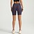 billige Yoga shorts og syklister-Dame Yogashorts Leggings med fleece Yoga Leggings Rumpeløft Midjekontroll Høy Midje Pilates Treningsøkt Trene Shorts Helfarge Svart Rosa Mørkegrå Spandex Høst sport Sportsklær Elastisk Tynn