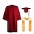 economico Costumi per lavori e professioni-toga e tocco di laurea 2025 set con nappa stole di laurea per liceo college laurea